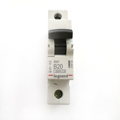 Legrand Tenby Lexic RX3 419753 B20 20A 20 Amp MCB Circuit Breaker Type B